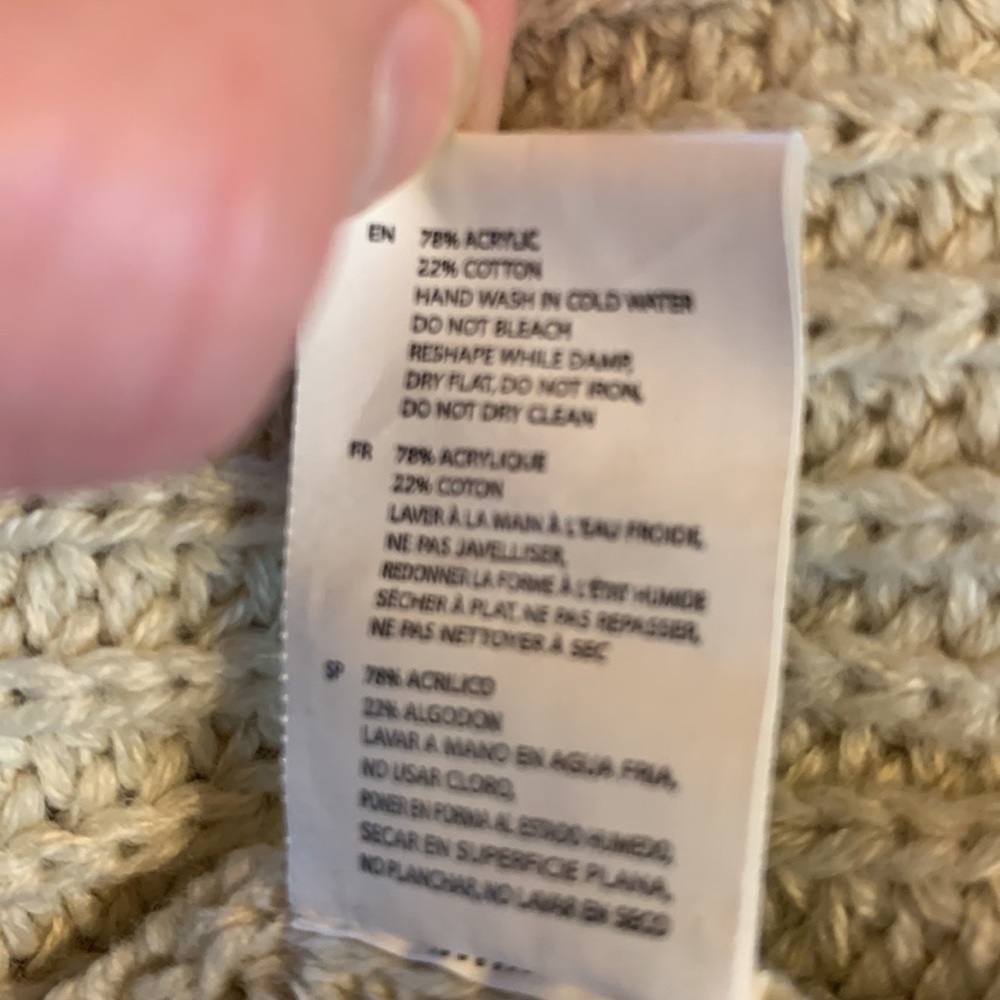 RD Style / Stitch Fix cream color sweater Size Medium - Picture 13 of 13